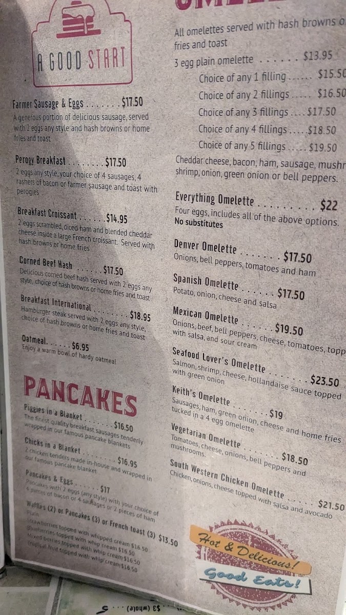 Brogan's Diner Menu - Image 2