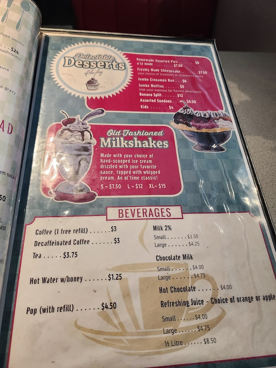 Brogan's Diner Menu - Image 6